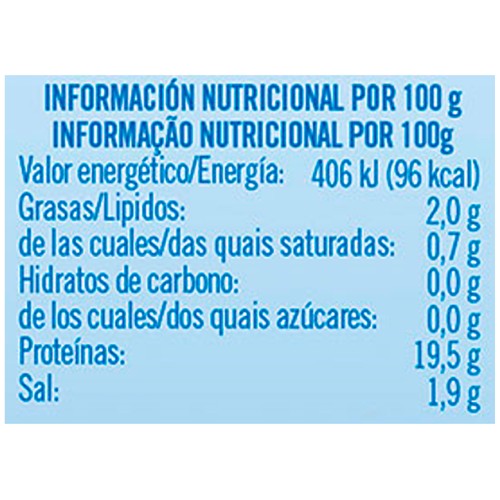 ELPOZO Jamón cocido extra 100% natural lonchas finas 92% carne 130 g.