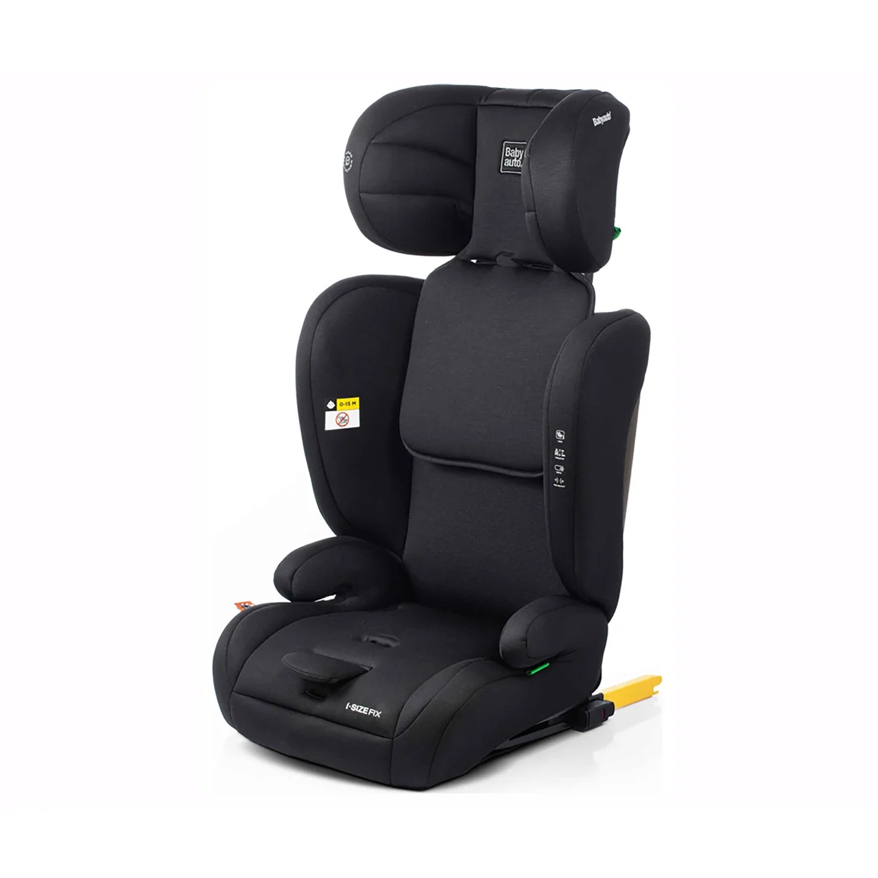 Silla de auto Konar, I-Size (76-150cm), color negro.