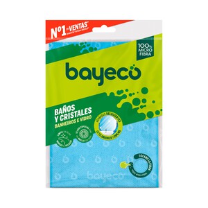 Imagen de BAYECO Bayeta de microfibra 100%, para baños y cristales.