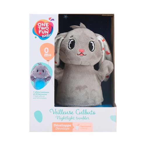 Peluche Animales Tentetieso Luminoso relajante, modelos surtidos +0 Meses ONE, TWO FUN Baby