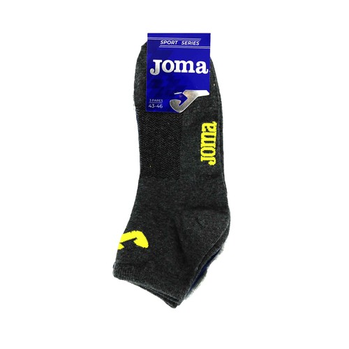 Lote de 3 pares de calcetines deportivos tobilleros para hombre JOMA, talla 39/42.