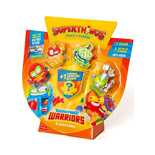 SUPERTHINGS KAZOOM POWER WARRIORS - PACK 5.MAGICBOX