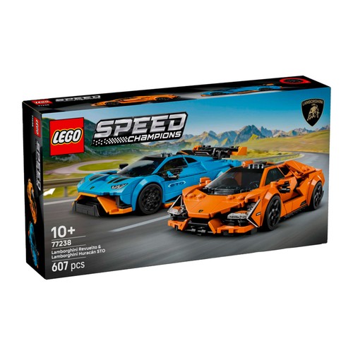 LEGO Speed Champions 77238 Lamborghini Revuelto y Huracán STO