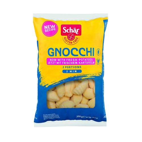 SCHÄR Pasta Gnocchi de patata sin gluten 300 g.
