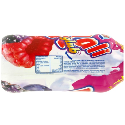 KALISE Kaliglub Yogur líquido para beber con pulpa de frutos del bosque 700 ml