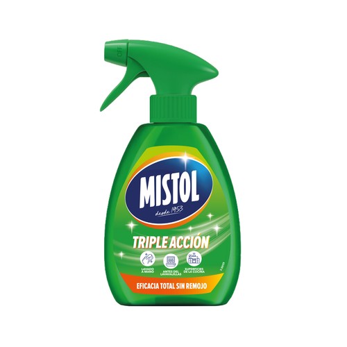 MISTOL Lavavajillas triple acción pistola 500ml