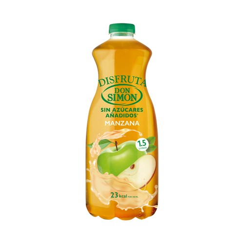 DON SIMON Néctar sin azúcar añadido de manzana botella de 1,5 l.