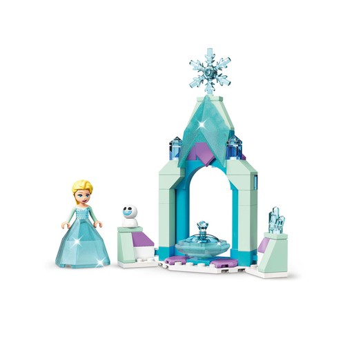 Patio del Castillo de Elsa con 53 piezas, LEGO DISNEY 43199.