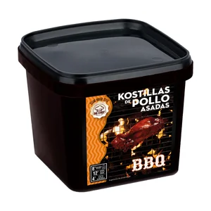 BG CHEF Kostillas de pollo bbq Steak House Style 500 g.
