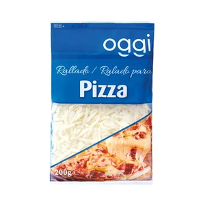 Queso rallado en hilo, especial para pizza OGGI 200 g.