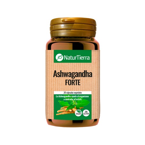 NATURTIERRA Forte Ashwagandha (complemento alimenticio) 30 cápsulas.