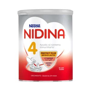 NIDINA 4 Leche (4) de crecimiento a partir de 24 meses 800 g.