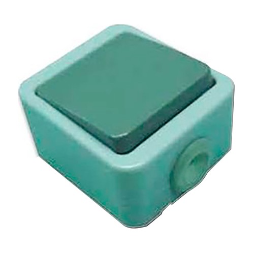 Interruptor conmutado estanco gris 10a 250v ip54 . OSCA.