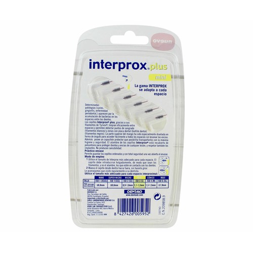 INTERPROX Cepillo interdental mini INTERPROX Plus 6 uds