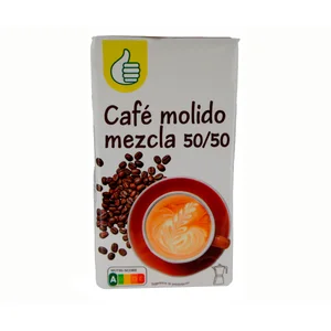 PRODUCTO ECONÓMICO ALCAMPO Café molido mezcla (50/50) 250 g.