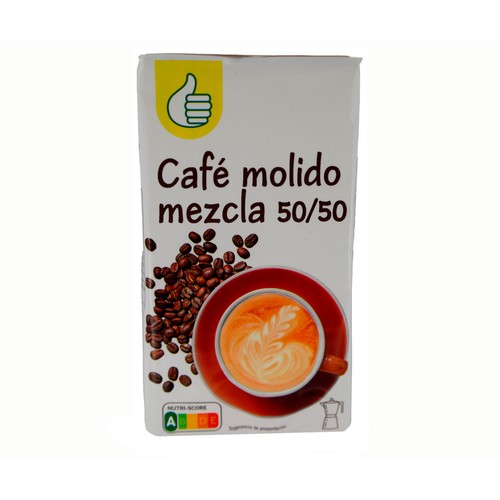 Café molido mezcla PRODUCTO ECONÓMICO ALCAMPO 250 g.