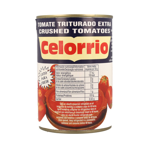CELORRIO Tomate triturado 390 g.