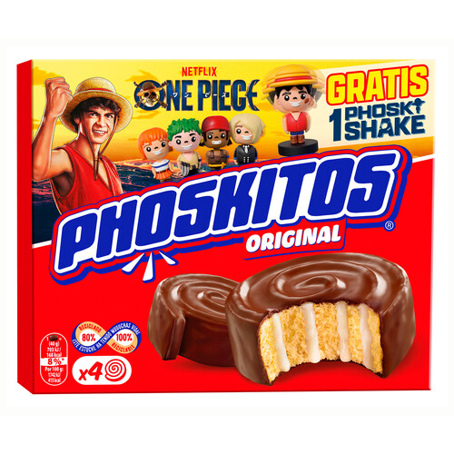 Pastelitos originales PHOSKITOS 4 uds. 176 g.