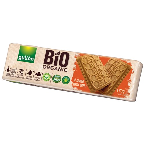 GULLÒN BIO ORGANIC Galletas espelta ecológicas 170 g.