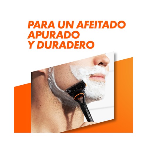 GILLETTE Fusion 5 Neceser con maquinilla, recambio y gel de afeitar.