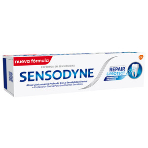 Imagen de SENSODYNE Pasta de dientes con flúor, para dientes sensibles SENSODYNE Repair & protect 75 ml.