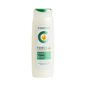 COSMIA Champú fortificante suave, para cabellos frágiles COSMIA Force + technique 400 ml.