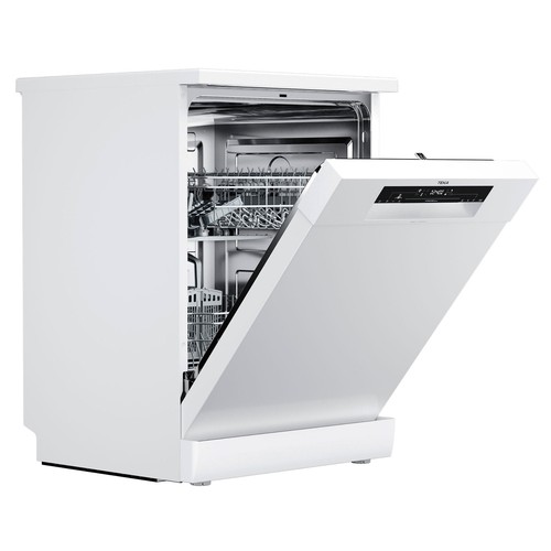 Lavavajillas TEKA DFS 26650 WH, color blanco  capacidad: 13 servicios, clasificación energética: E, H: 84,5cm, A: 59,8cm, F: 60cm.