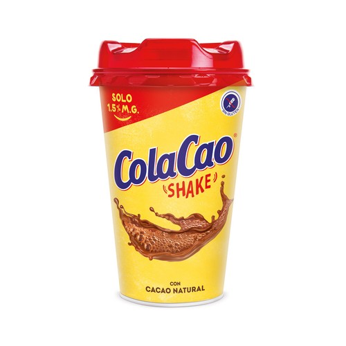Batido de cacao cremoso COLACAO SHAKE 200 ml.