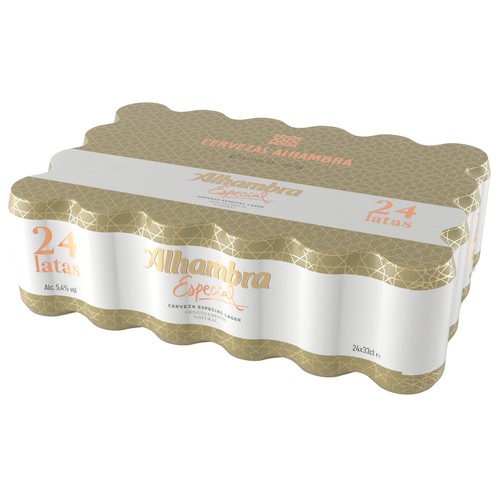 ALHAMBRA Especial Cerveza pack 24 latas x 33 cl.
