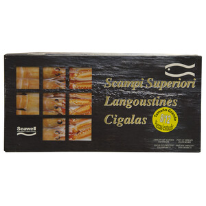 Imagen de SEAWELL Cigalas grandes 8/12 crudas y ultracongeladas SEAWELL