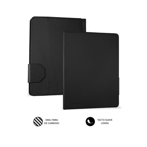Funda para tablet 10,1" con teclado SUBBLIM Keytab Pro, conexión Micro Usb y Tipo C, función soporte, cierre magnético.