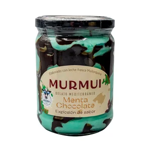 MURMUI Tarrina de helado de chocolate y menta 550 ml.