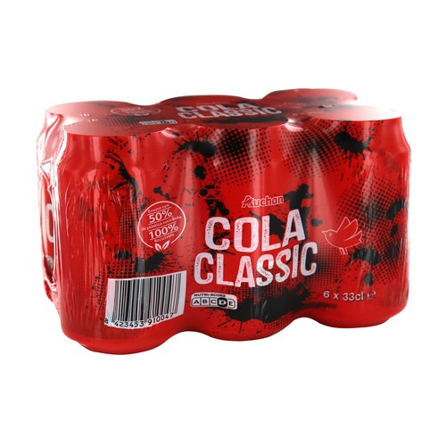 PRODUCTO ALCAMPO Refresco de cola pack 6 uds. x 33 cl.