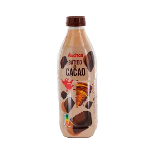 AUCHAN Batido con sabor a chocolate 1 l. Producto Alcampo