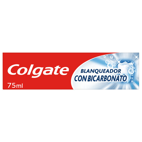 COLGATE Pasta de dientes con flúor, bicarbonato y acción blanqueadora COLGATE 75 ml.
