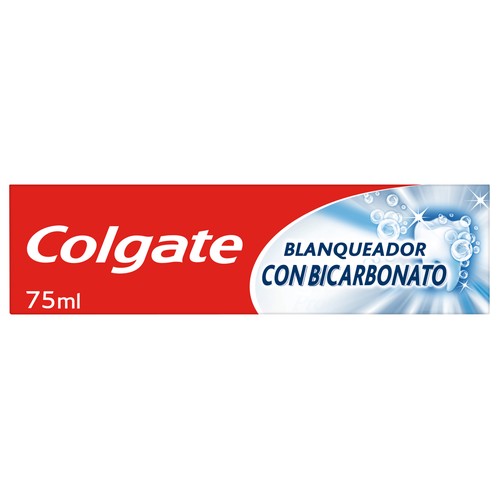 COLGATE Pasta de dientes con flúor, bicarbonato y acción blanqueadora COLGATE 75 ml.