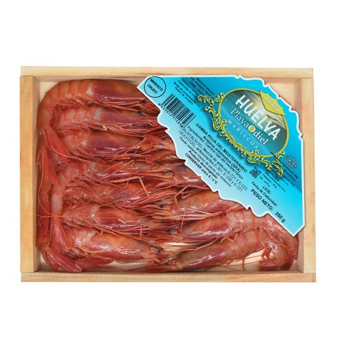 Gamba roja del  Mediterráneo 250 g.