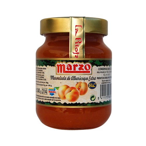 MARZO Mermelada de albaricoque 340 g.
