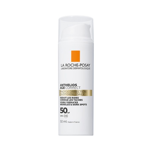 LA ROCHE POSAY Crema solar facial con acción antiedad y antimanchas y FPS 50 (muy alto) LA ROCHE POSAY Anthelios age correct 50 ml.