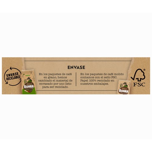 BONKA Cáfe molido mezcla del Trópico 500 g.