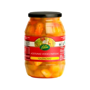 CUATRO CAMINOS Aceituna gazpacha 600 g.
