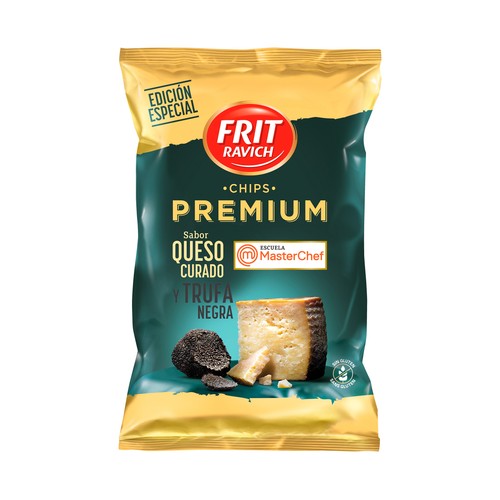 FRIT RAVICH Patatas fritas premium de queos y trufa 150 gr.
