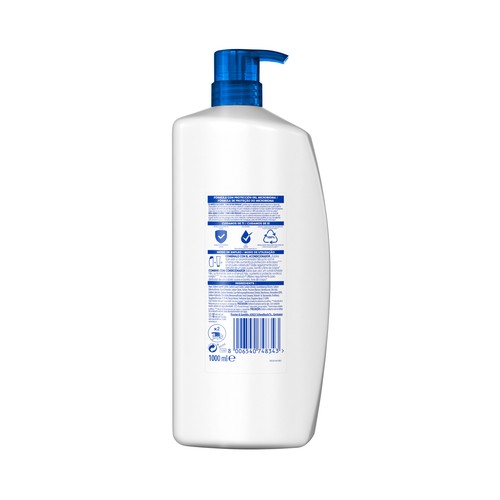 H&S Champú anticaspa de uso diario con micro bioma protect H&S Apple fresh 1 l.