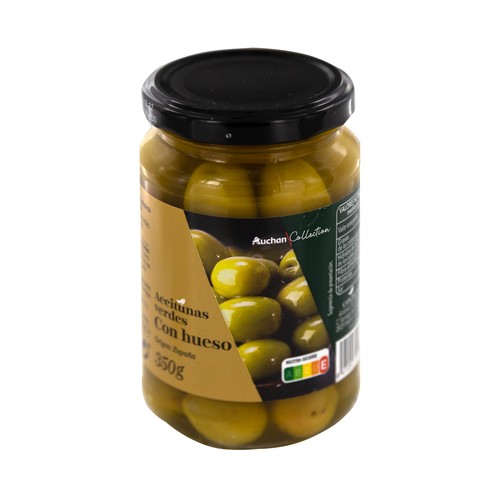 PRODUCTO ALCAMPO Collection Aceitunas manzanilla con hueso 200 g.