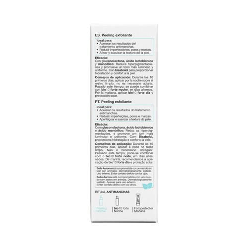 BELLA AURORA Peeling exfoliante con acción anti-manchas 30 ml.