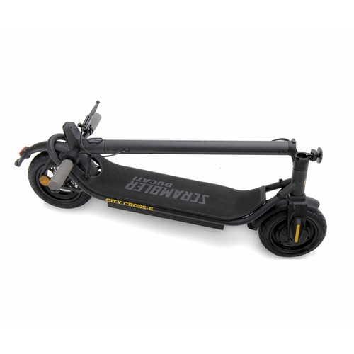 Patinete eléctrico DUCATI Scrambler City Cross-E, 350W, vel max 25km/h, ruedas 10", autonomía hasta 45Km, peso max 120Kg.
