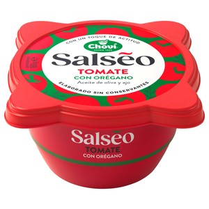 Imagen de CHOVI Salseo tomate con orégano, aceite de oliva y ajo 180 g.