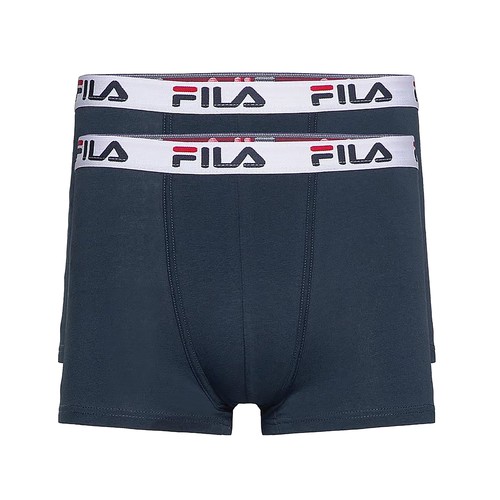 Pack 2 boxer FILA, color navy, talla XL
