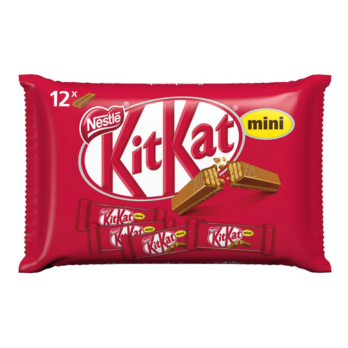 Barrita mini de galleta cubiertas de chocolate Kat Mini NESTLÉ 200 gr,