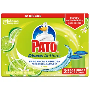 PATO Recambio discos WC activos aroma lima PATO 2 uds.x 36 ml.